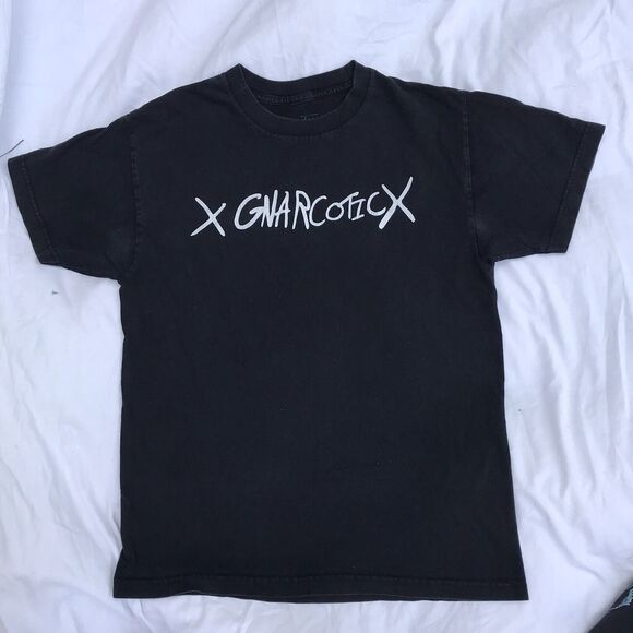 Gnarcotic T Shirt Size Medium Street Addict Black Skate Hip hop - Picture 1 of 6